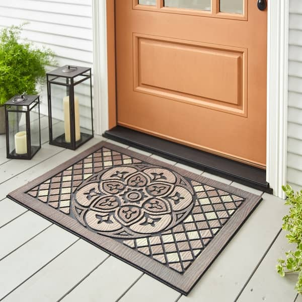 Shop Mohawk Home Doorscapes Estate Venetian Walk Medallion Door