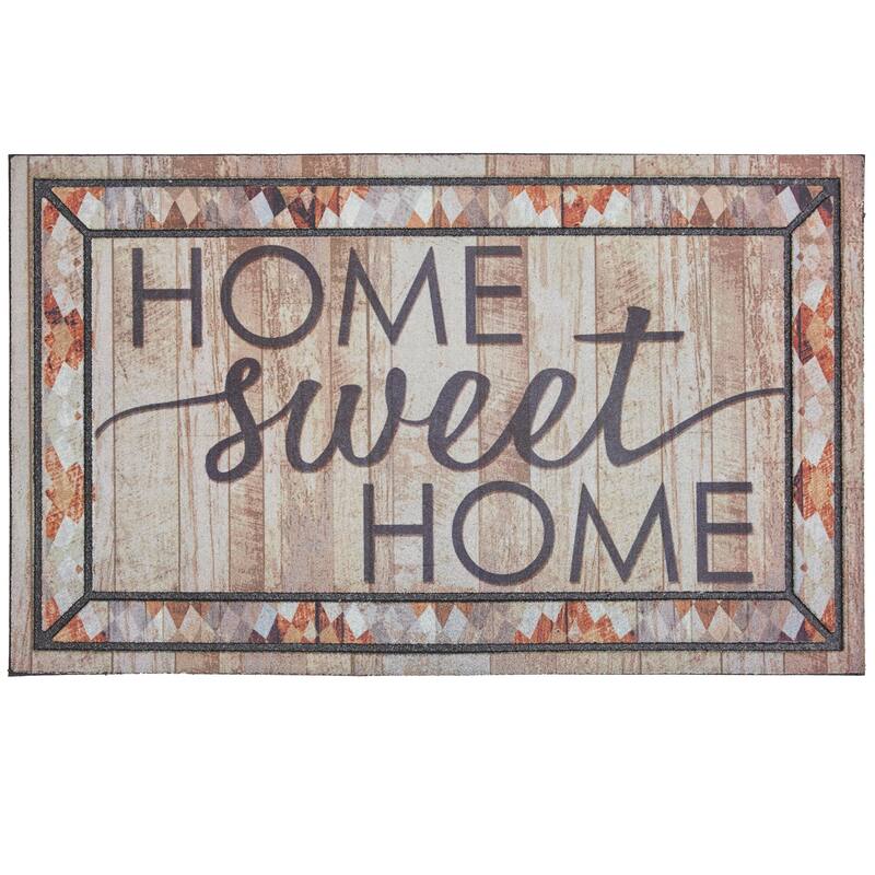 Mohawk Home Rustic Sweet Home All Weather Recycled Rubber Door Mat