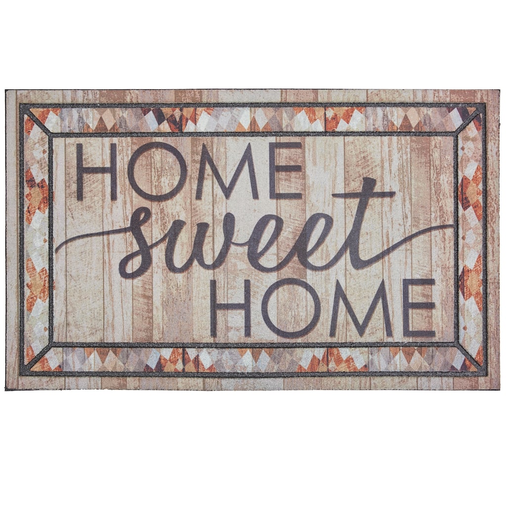 Mohawk Home Rustic Sweet Home All Weather Recycled Rubber Door Mat