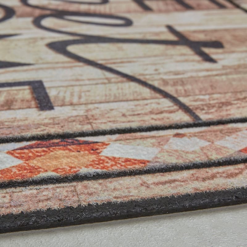 Mohawk Home Rustic Sweet Home All Weather Recycled Rubber Door Mat