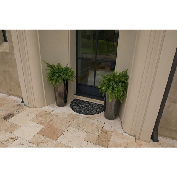 Mohawk Home Doorscapes Estate Deco Tile Slice Door Mat (1'11 x 2'11)