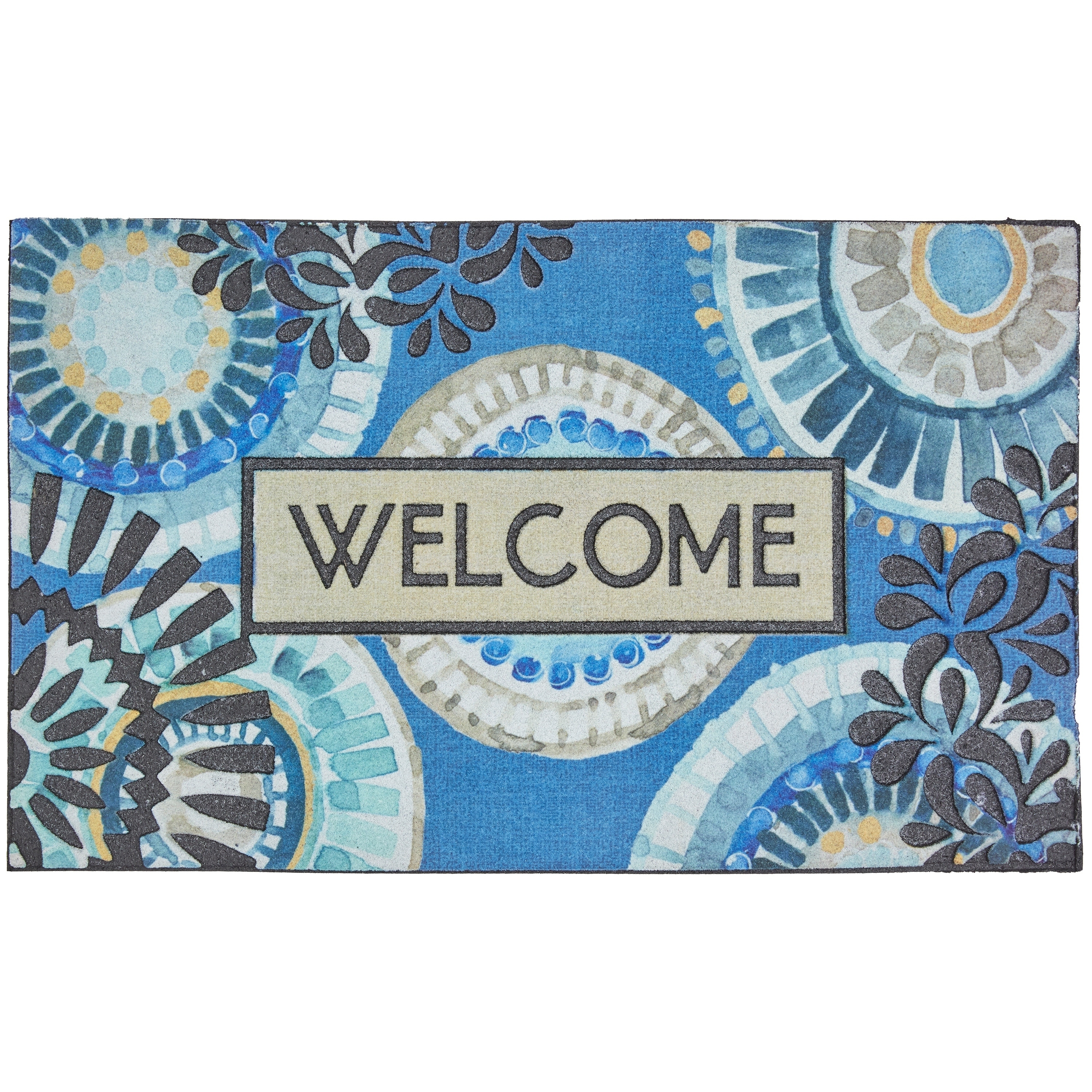 Shop Mohawk Home Doorscapes Welcome Indigold Lace Door Mat 1 6 X