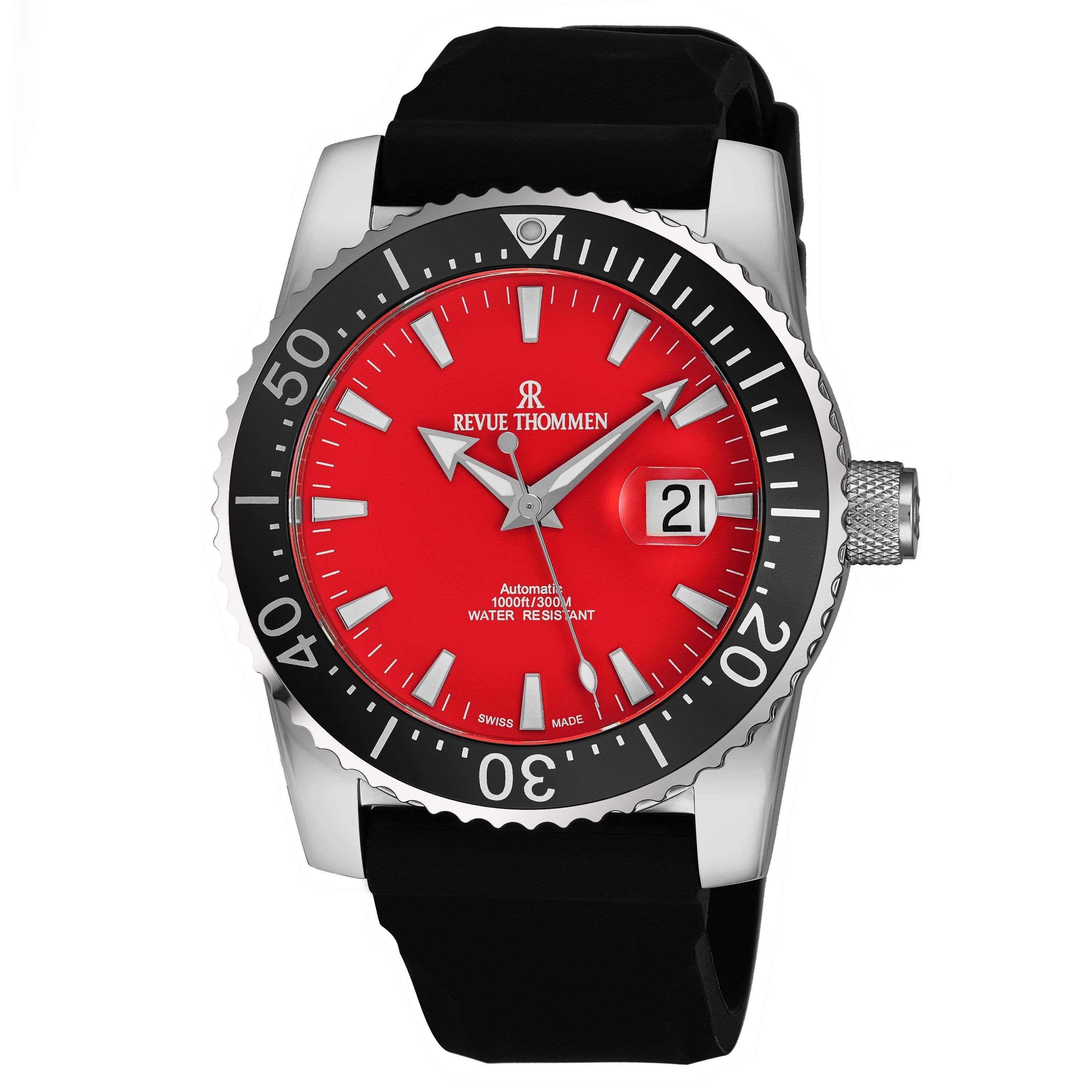 red dive watch