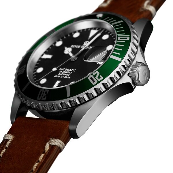 diver on leather
