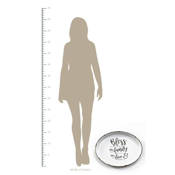 Shop Stratton Home Decor Bless Family And Love Plate Wall Decor
