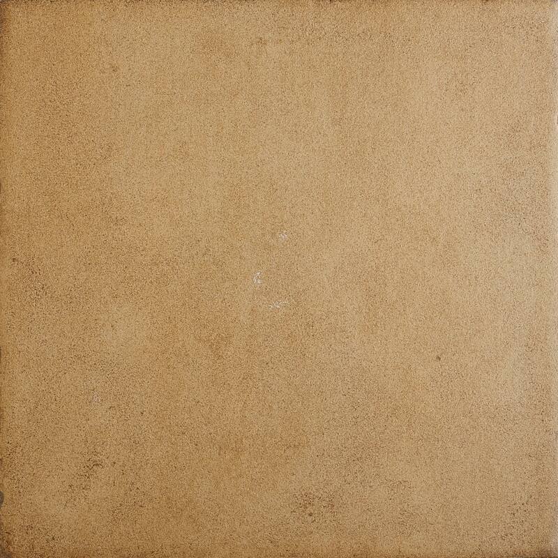 Decorative Porcelain Cement Look 8 x 8 inch Wall Tile in Ocra