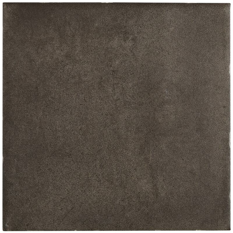 Decorative Porcelain Cement Look 8 x 8 inch Wall Tile in Basalto
