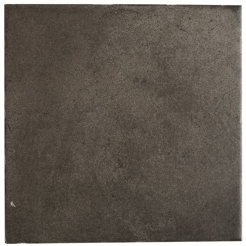 Decorative Porcelain Cement Look 8 x 8 inch Wall Tile in Basalto