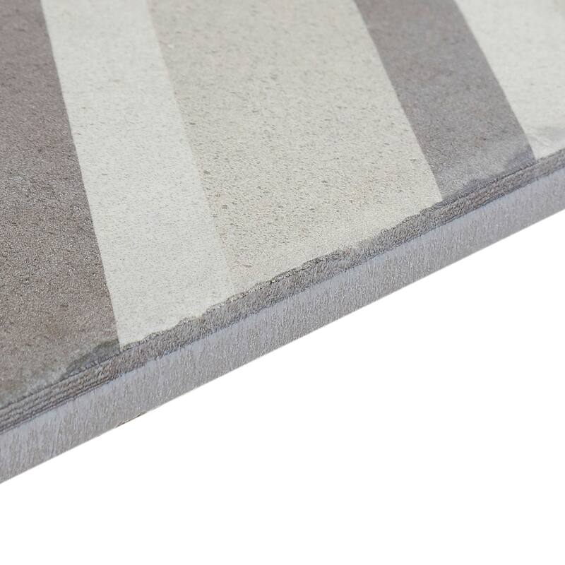 Porcelain Cement Look 8 x 8 inch Warm Blend Decorative Tile in Piazza