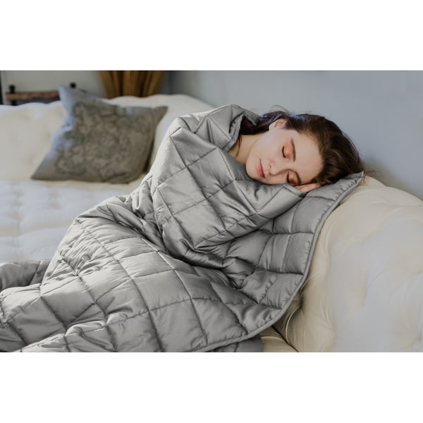 CMFRT Grey Grey Weighted Blanket for Adults 16 25 lbs On Sale