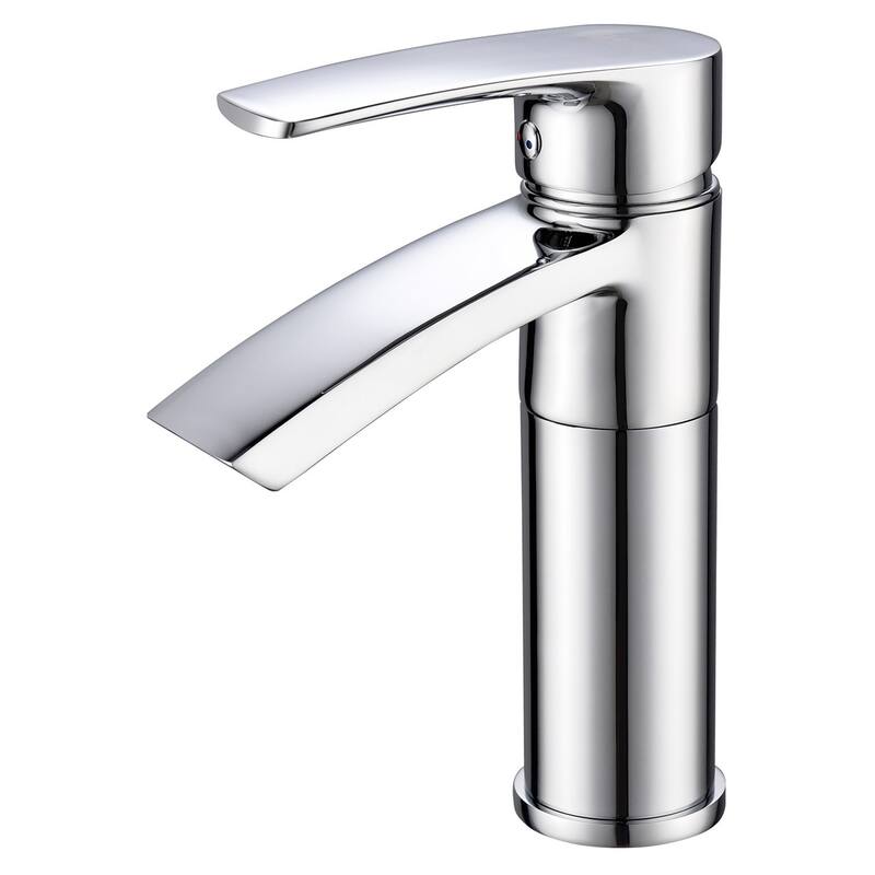 Ariana 7" Single Hole Bathroom Sink Faucet with Swivel Spout - Polished Chrome