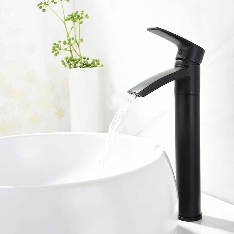 Ariana 12" Single Hole Vessel Sink Bathroom Faucet with Swivel Spout