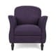 preview thumbnail 24 of 23, Swainson Traditional Tweed Armchair by Christopher Knight Home purple tweed