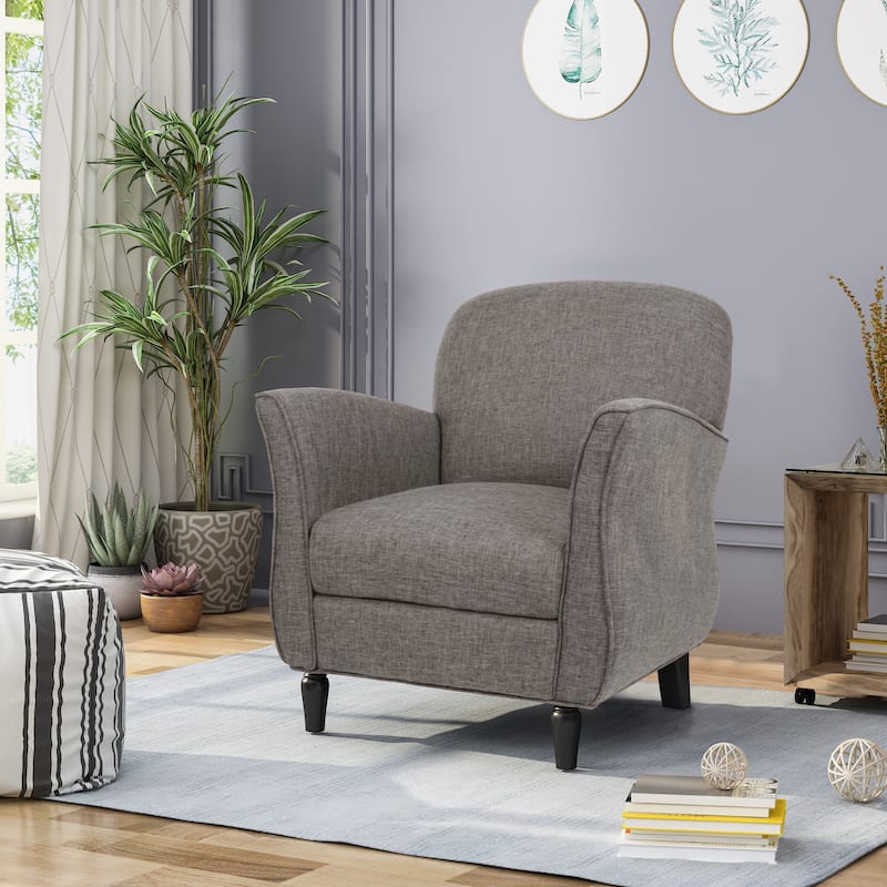 Swainson Traditional Tweed Armchair by Christopher Knight Home