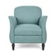 preview thumbnail 25 of 23, Swainson Traditional Tweed Armchair by Christopher Knight Home teal tweed