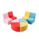Kinbor Children Sofa, Kids Table & Chair Set, Foam Sofa Set for Toddlers, Activity Chiars for Play Room - Thumbnail 4