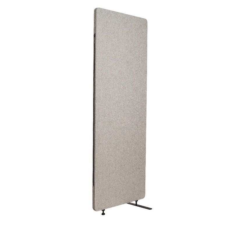 Luxor Reclaim Office, Classroom Wall Partition Freestanding Acoustic Room Divider, Expansion Panel- Misty Gray - Not Available