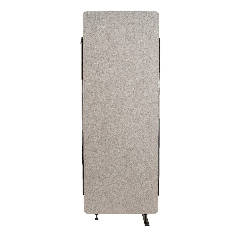 Luxor Reclaim Office, Classroom Wall Partition Freestanding Acoustic Room Divider, Expansion Panel- Misty Gray - Not Available