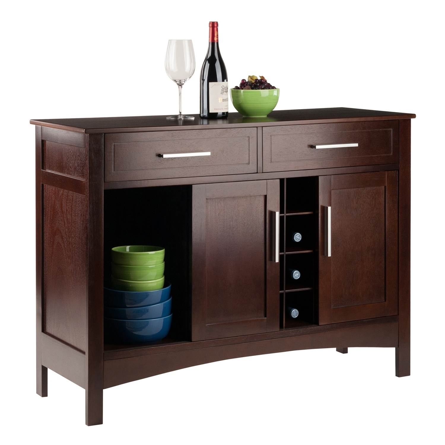 Shop Winsome Gordon Solid And Composite Wood Buffet Cabinet