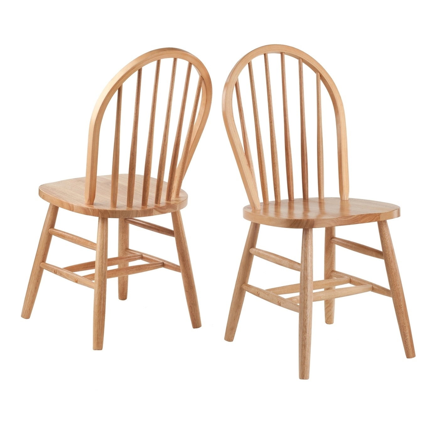 Windsor Chair 2 Pc Set Rta Natural 22996753 Windsor Chair 2 Pc Set Rta Natural