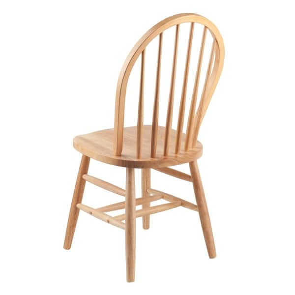 Winsome Solid Wood Windsor Chair In Natural Finish Rta Winsome Solid Wood Windsor Chair In Natural Finish Rta