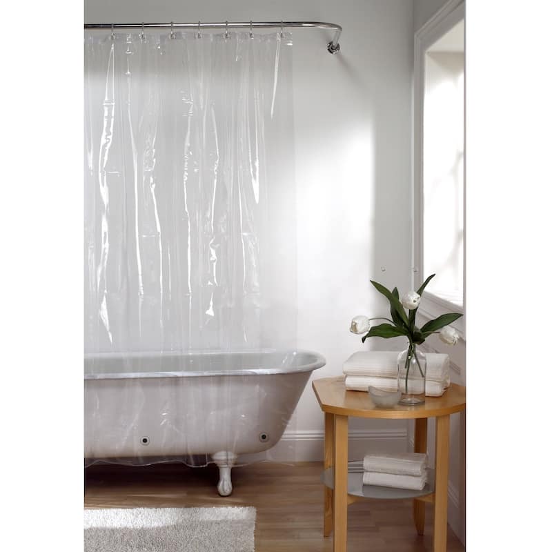 Maytex Super Softy PEVA Shower Curtain or Liner, 70 inches x 72 inches - Clear