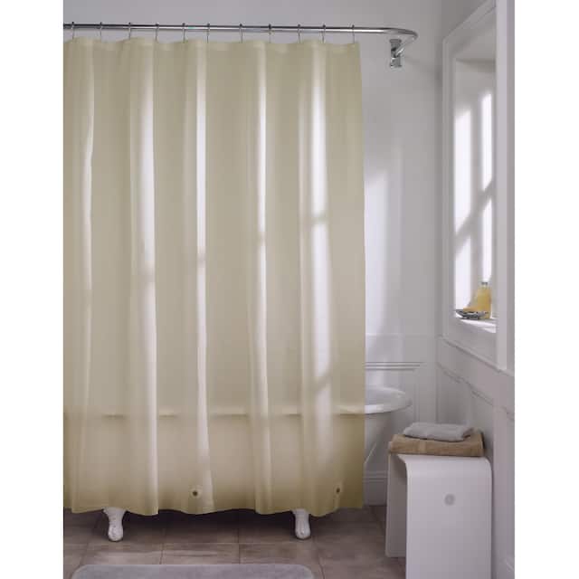 Maytex Super Softy PEVA Shower Curtain or Liner, 70 inches x 72 inches - Beige