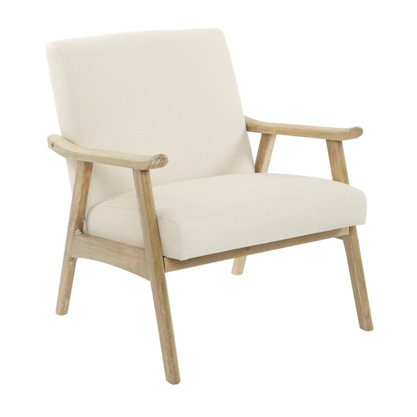 OSP Home Furnishings Weldon Mid-Century Fabric Upholstered Chair - On