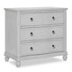 preview thumbnail 1 of 1, Evolur Kendal 3 drawer chest, Antique Grey Mist
