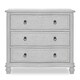 preview thumbnail 2 of 1, Evolur Kendal 3 drawer chest, Antique Grey Mist