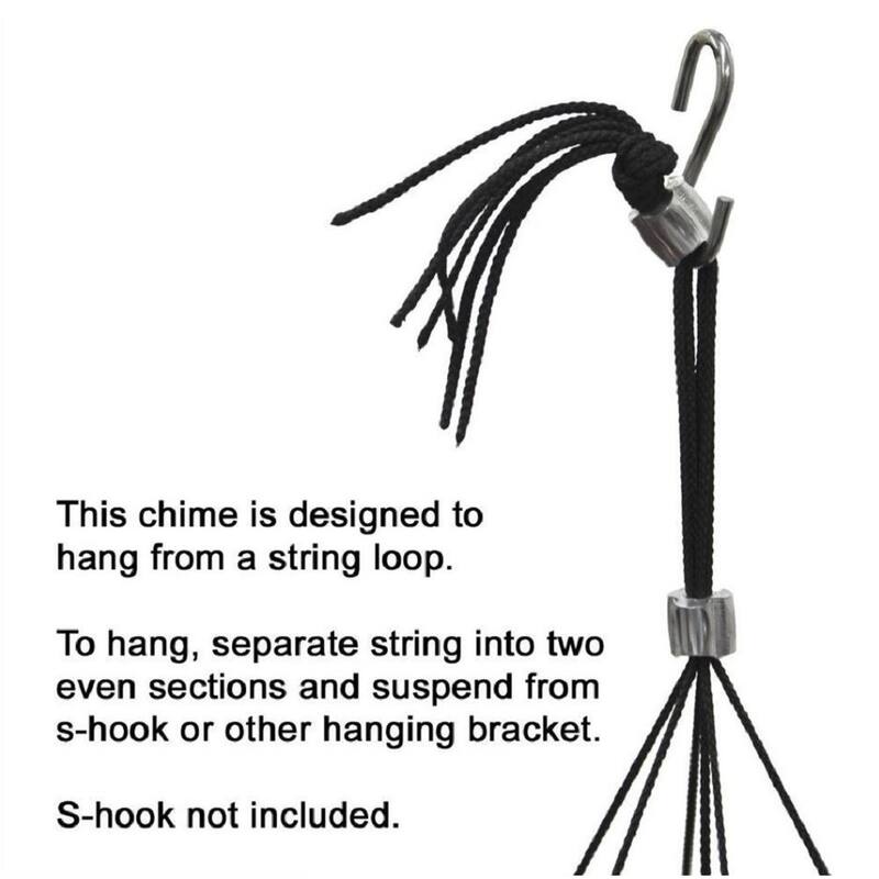 Woodstock Windchimes Bells of Paradise Black