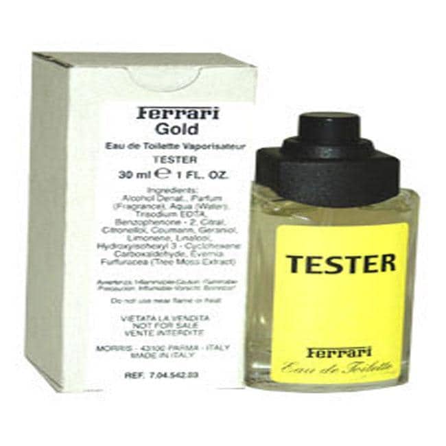 Ferrari Yellow Men's1 ounce Eau de Toilette (Tester) Spray Ferrari Men's Fragrances