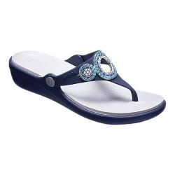 navy diamante sandals