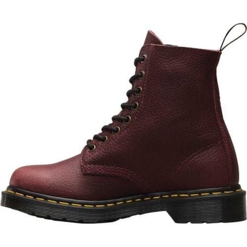 cherry red grizzly dr martens