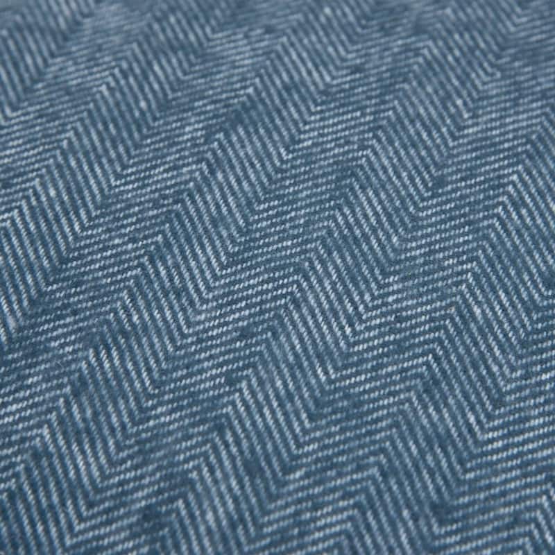Blue Heathered Pillow Cover