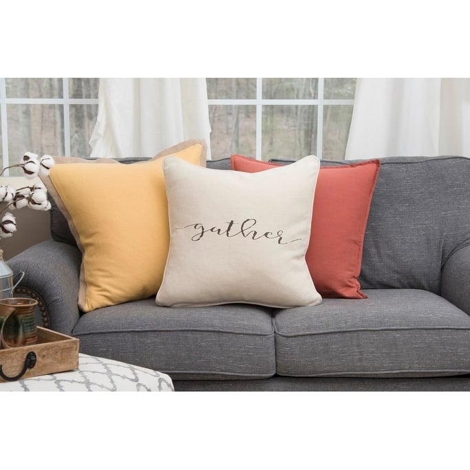 "Gather" Decorative Pillow Cover