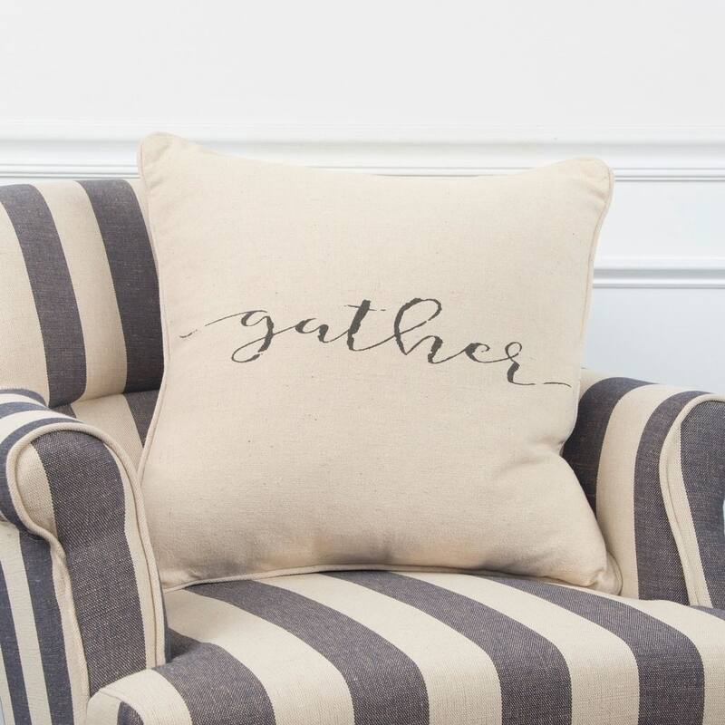 "Gather" Decorative Pillow Cover