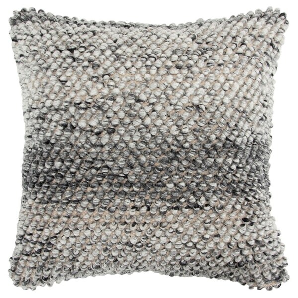 Rizzy Home Chunky knit Natural/Gray Donny Osmond Home - 20"x20"
