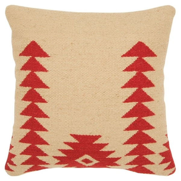 Red Throw Pillow, 18, Sold by at Home