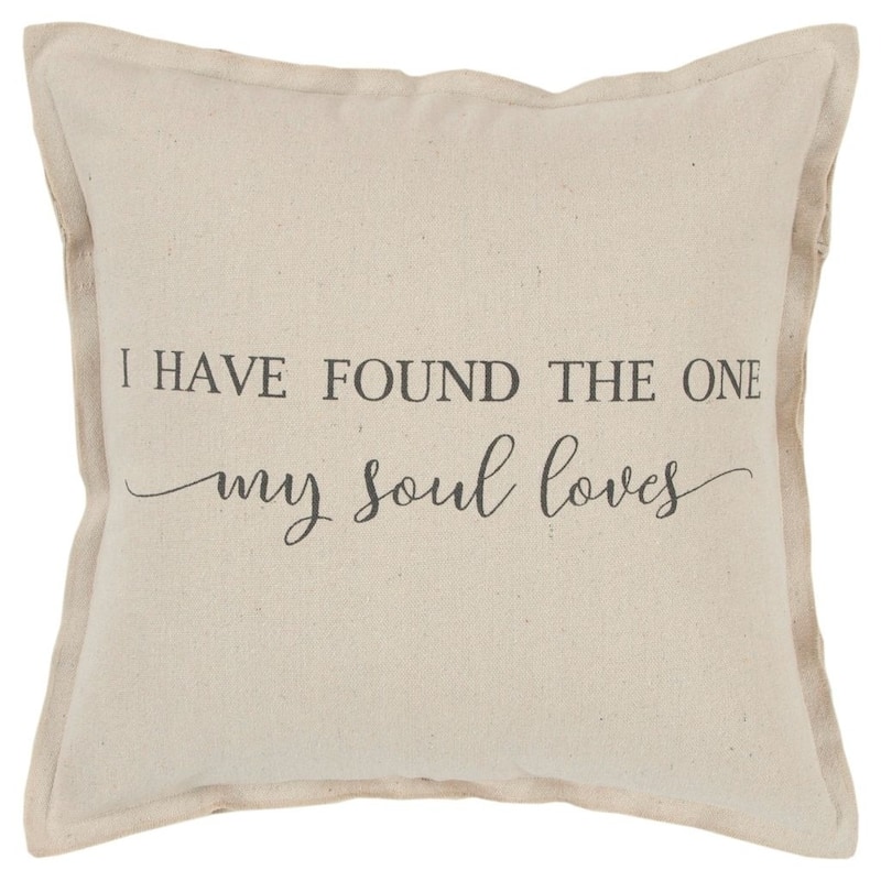 "I have found the one..." Pillow Cover