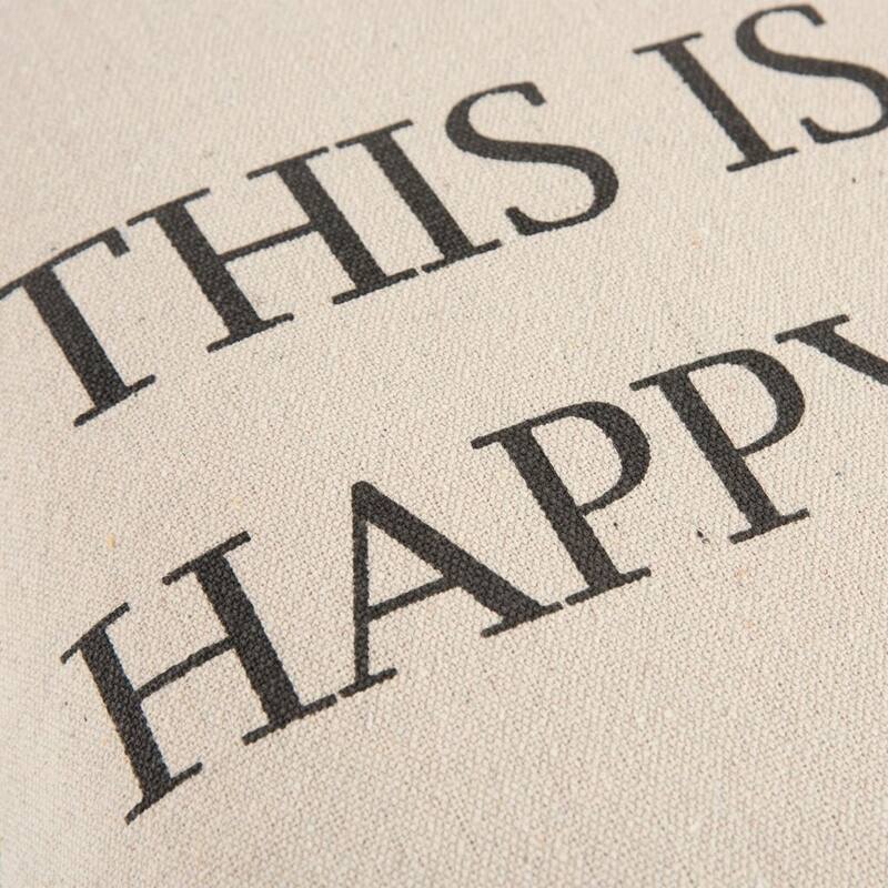 "THIS IS OUR HAPPY PLACE" Pillow Cover
