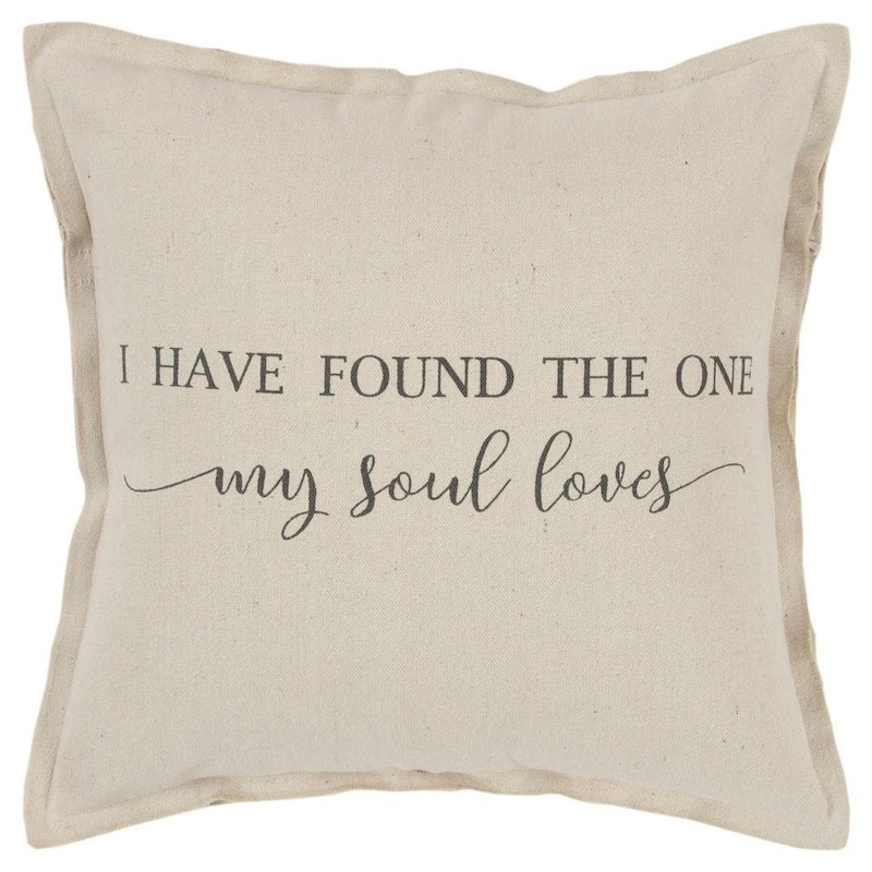 "I have found the one..." Pillow