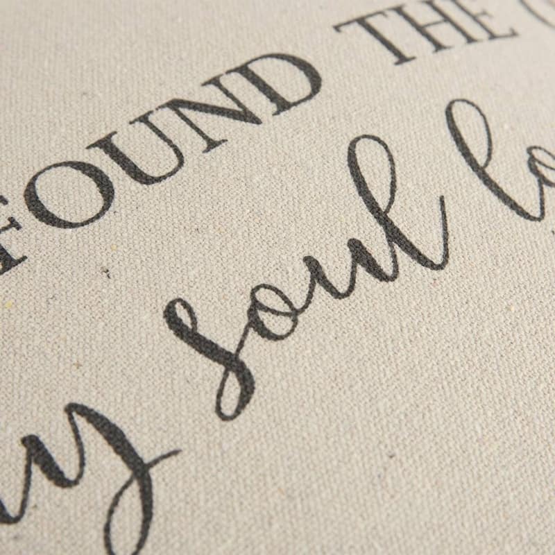 "I have found the one..." Pillow