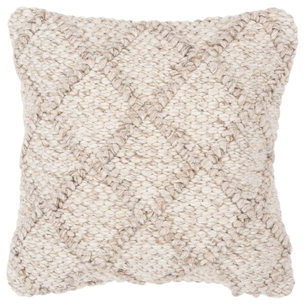 Rizzy Home Diamond Natural/Beige Donny Osmond Home - 20"x20"