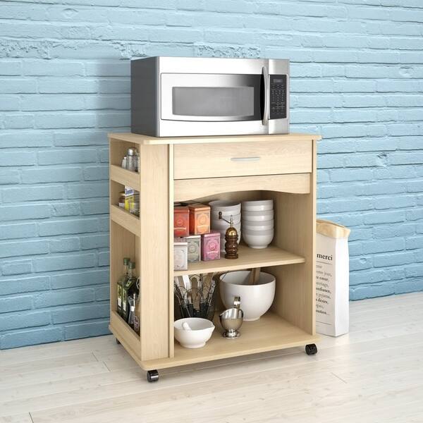 Shop Carts 1 Drawer Mobile Microwave Cart Free Shipping Today