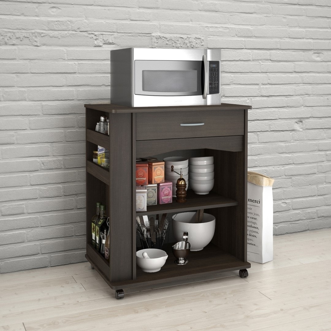 Carts 1 Drawer Mobile Microwave Cart Ebay Carts 1 Drawer Mobile Microwave Cart