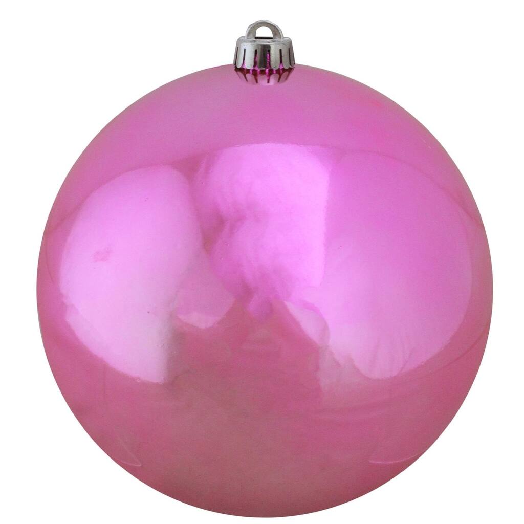 Shatterproof Shiny Orchid Pink UV Resistant Commercial Christmas Ball Ornament 8" (200mm)