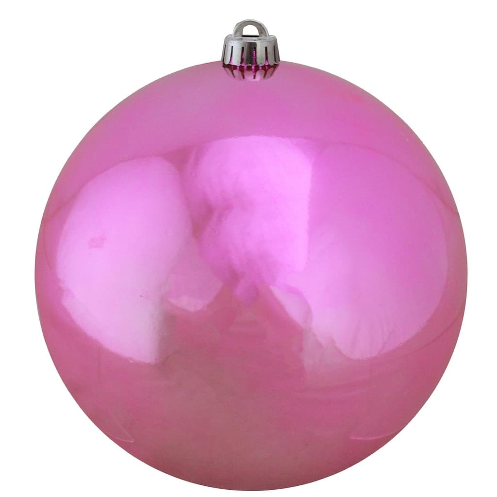 Shatterproof Shiny Orchid Pink UV Resistant Commercial Christmas Ball Ornament 8" (200mm)