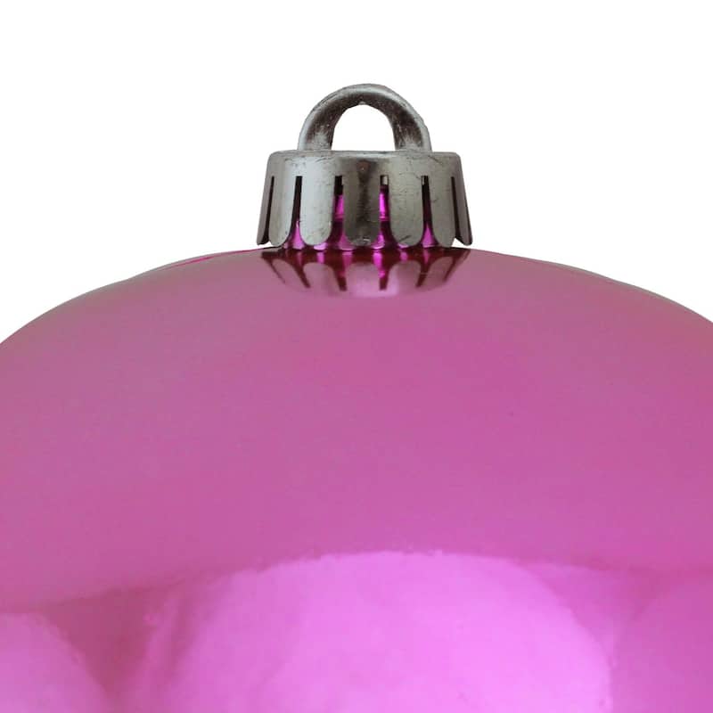 Shatterproof Shiny Orchid Pink UV Resistant Commercial Christmas Ball Ornament 8" (200mm)