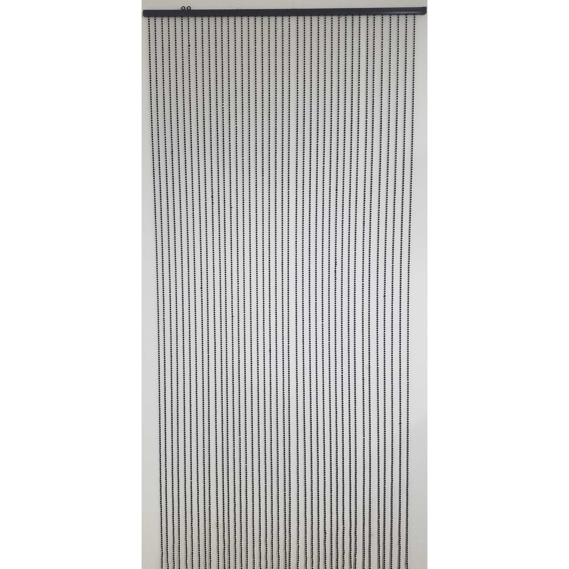 Shop Evideco Round Beads Curtain Doorway 40 Strings Black 86 6 H X
